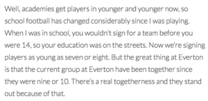 Everton - The case for brining them in young 1